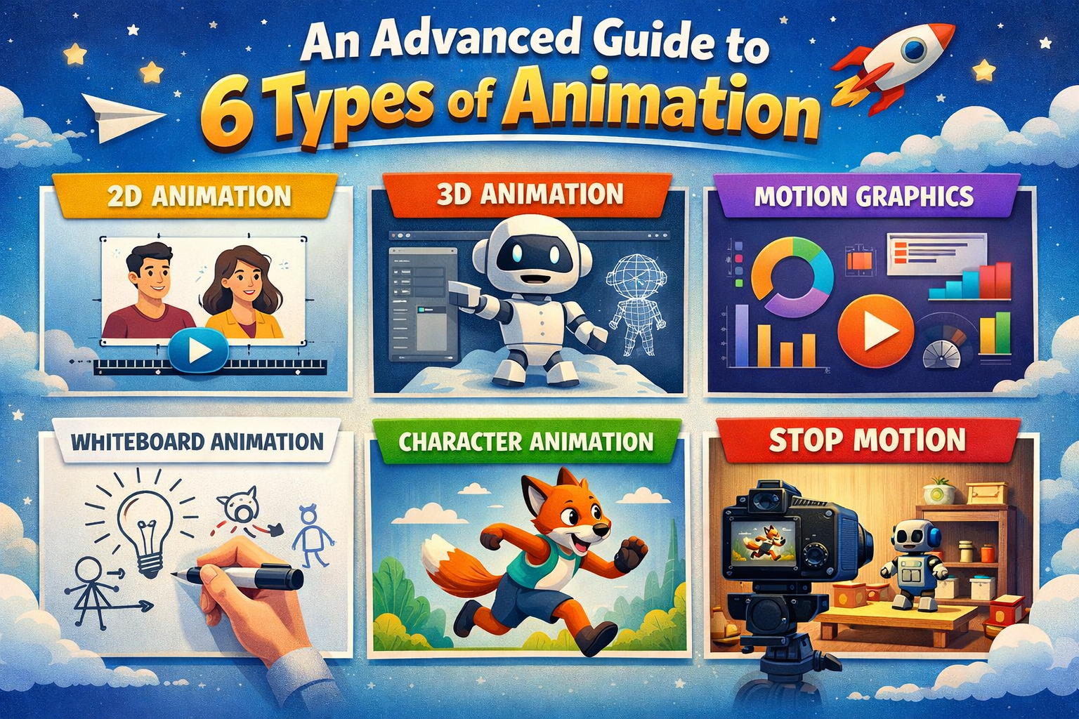 An Advanced Guide to 6 Types of Animation