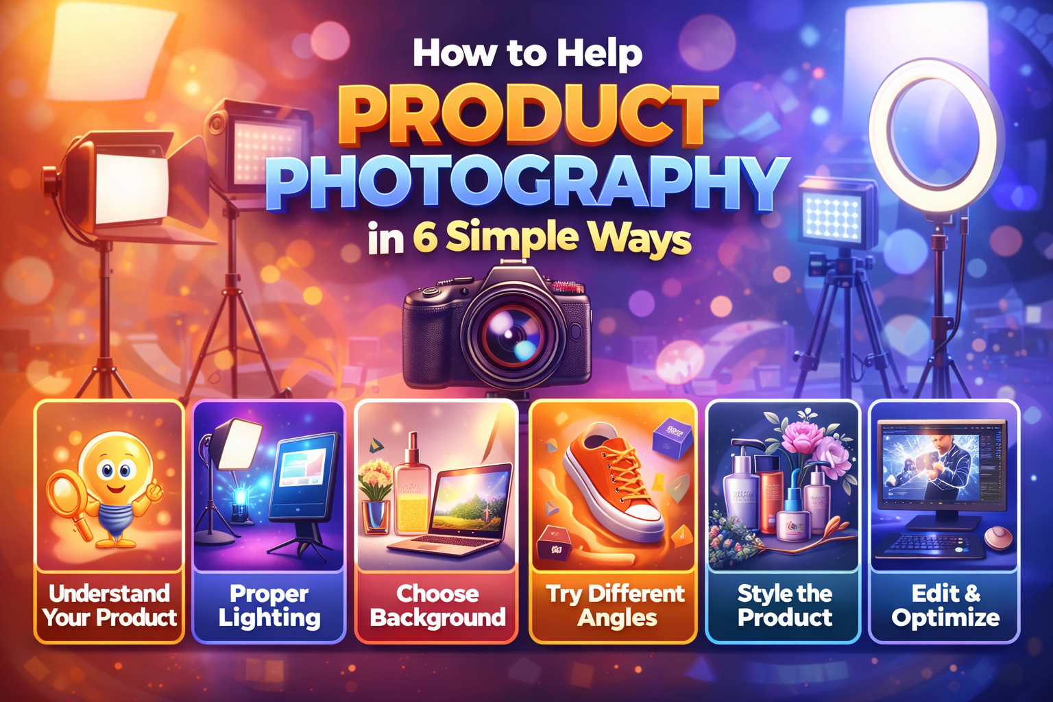How to Help Product Photography in 6 Simple Ways