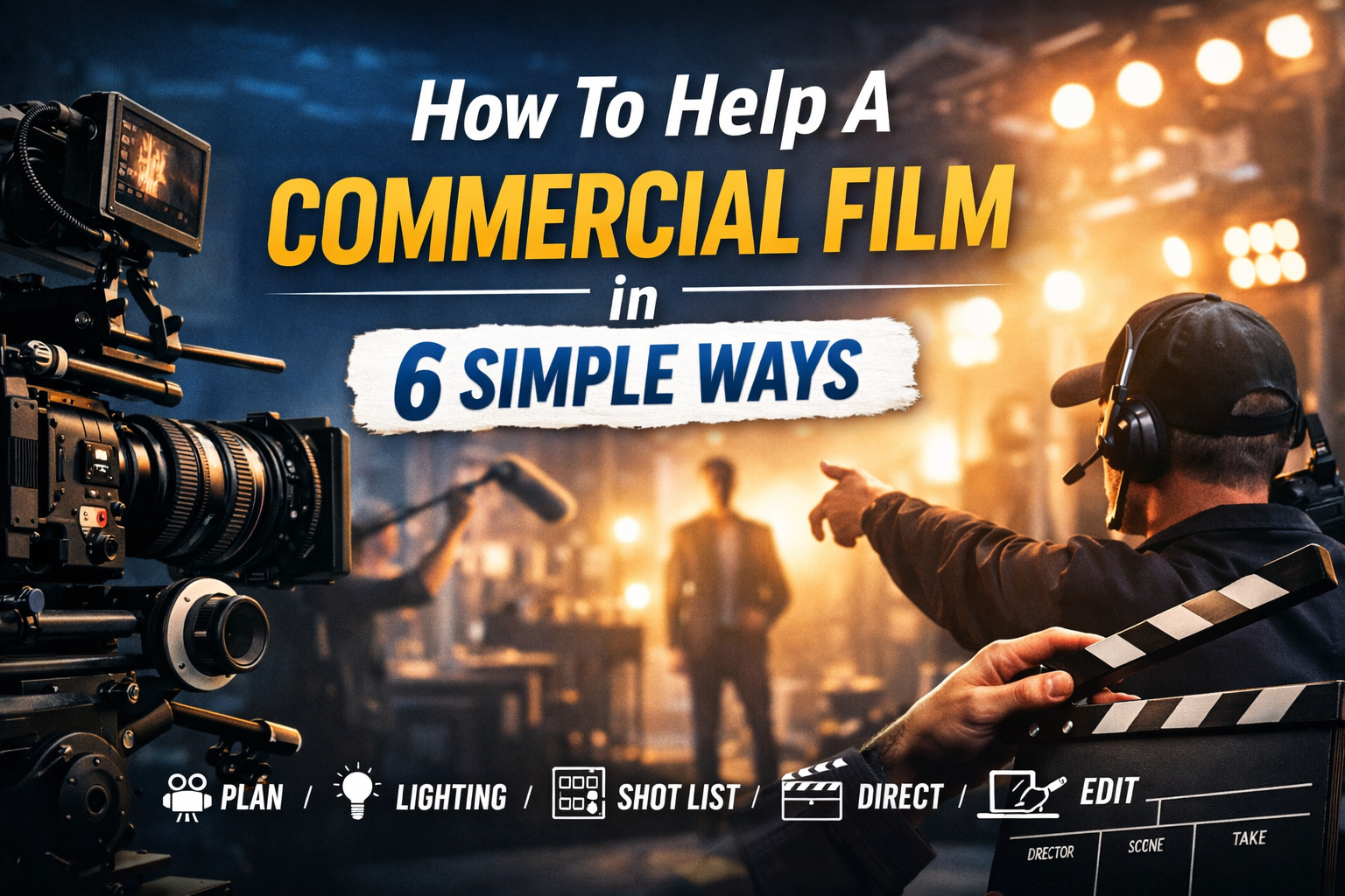 How To Help a Commercial Film in 6 Simple Ways