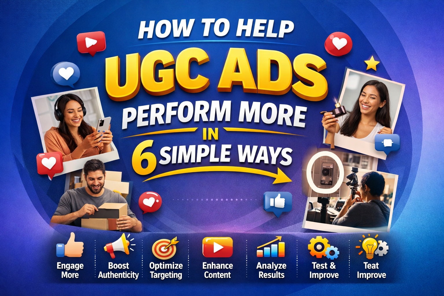 How to Help UGC Ads Perform More in 6 Simple Ways