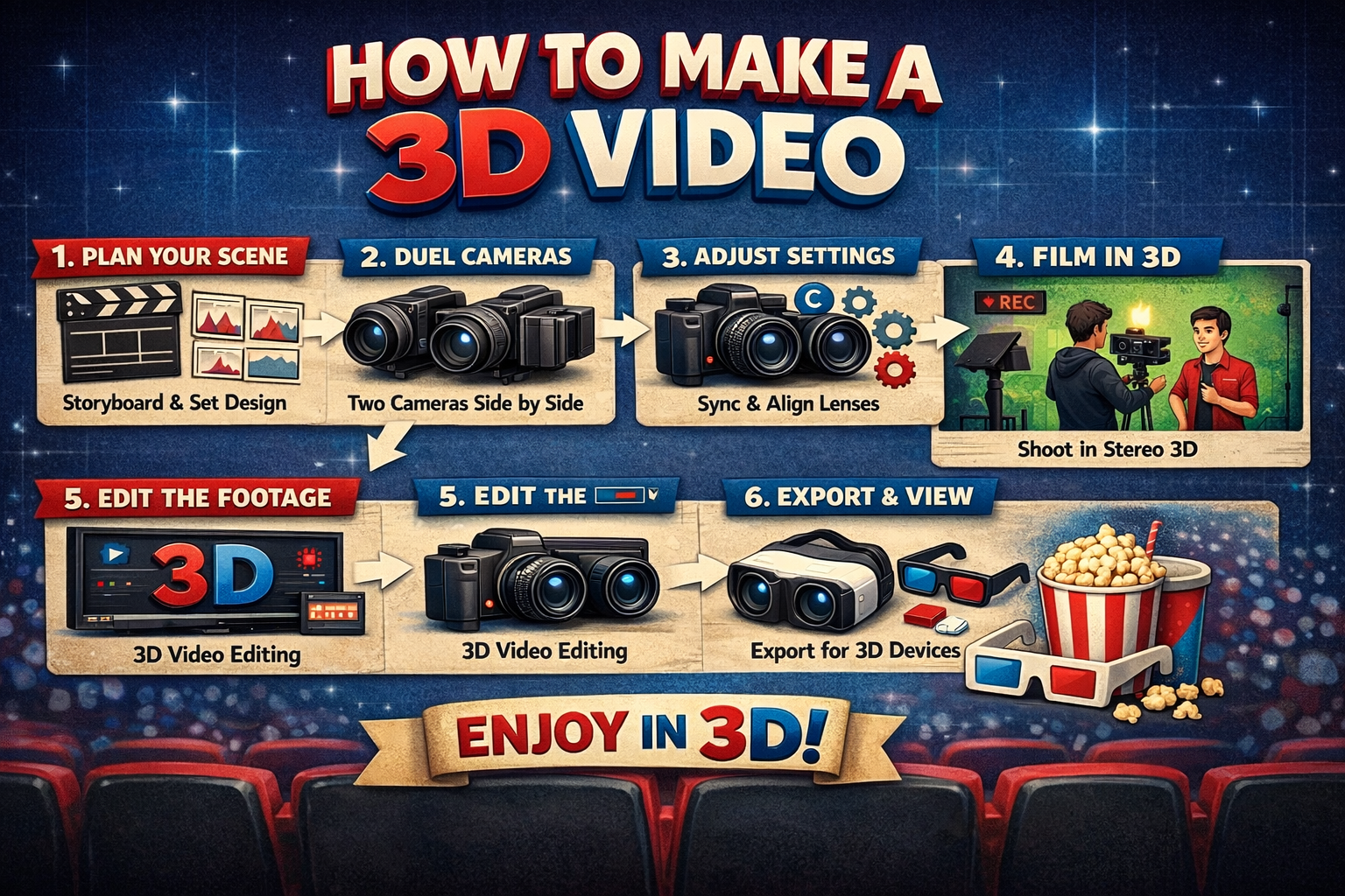 How to Make a 3D video
