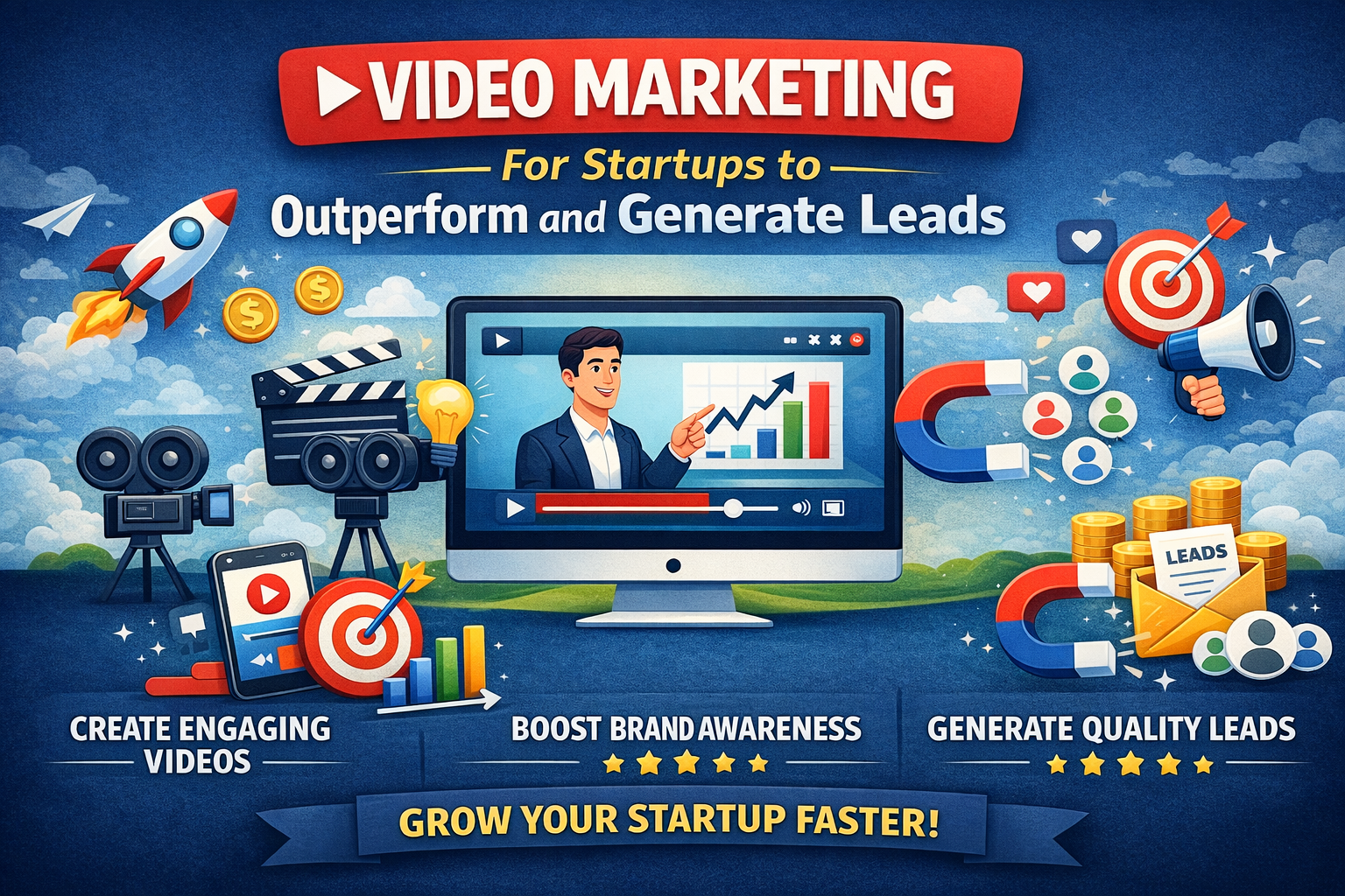 Video Marketing For Startups to Outperform and Generate Leads