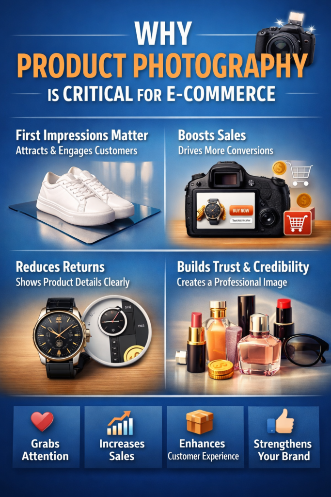Why Product Photography is Critical for E-commerce 