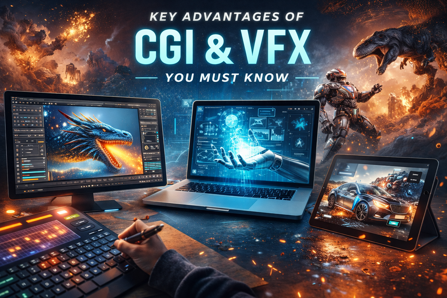 generate image Key Advantages Of CGI & VFX You Must Know