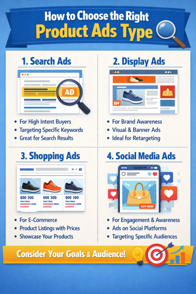 How to Choose the Right Product Ads Type 