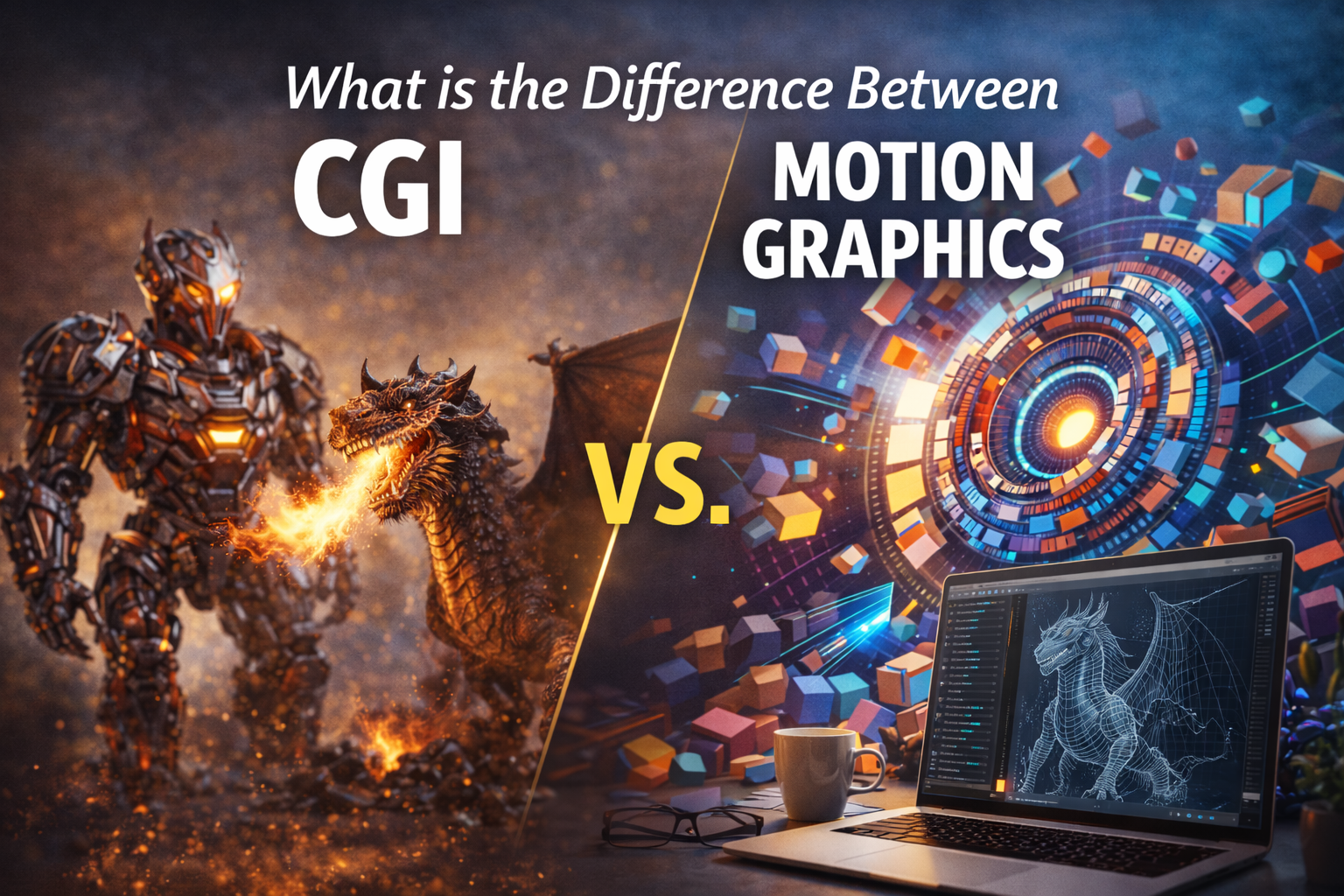 What is the Difference Between CGI and Motion Graphics?