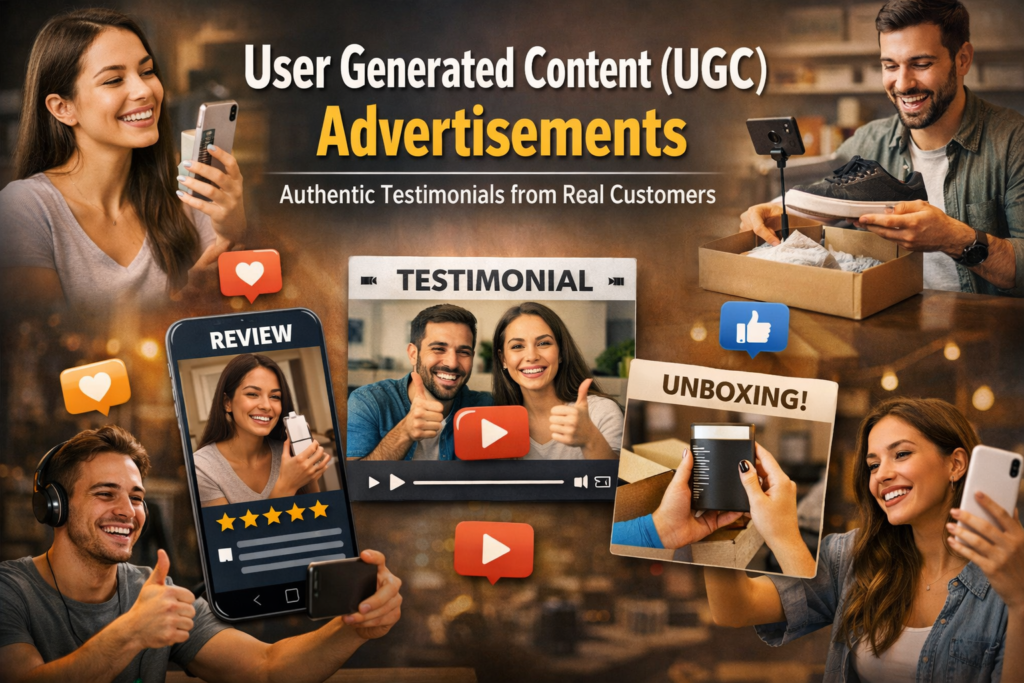 User Generated Content( UGC) Advertisements 