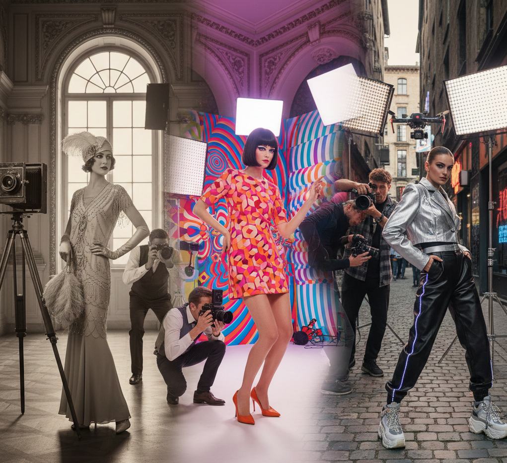 A detail History of Fashion Shoots 


