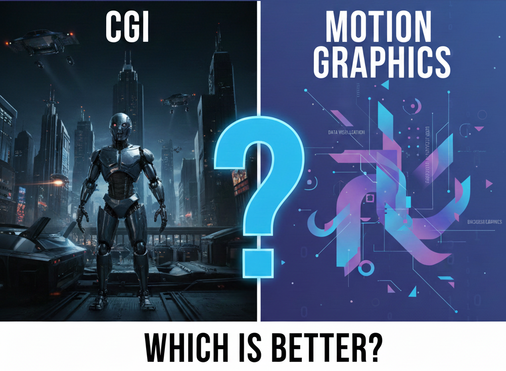 Which is Better: CG or Motion Graphics?