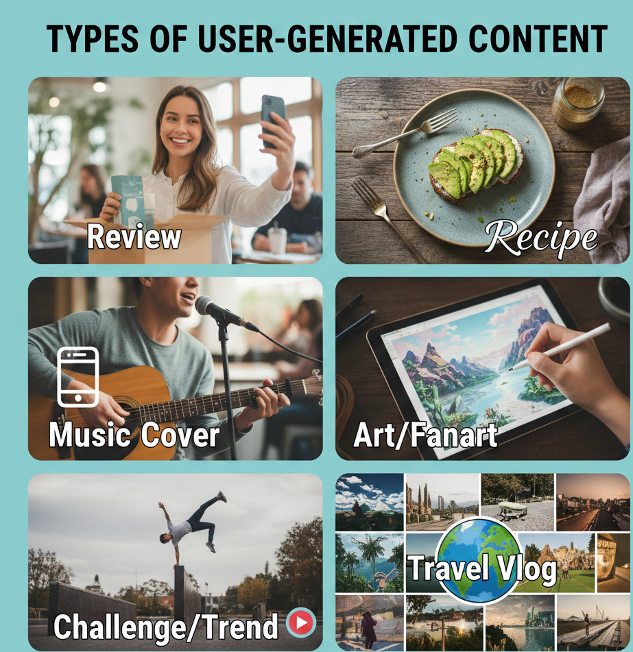 Types of User Generated Content 