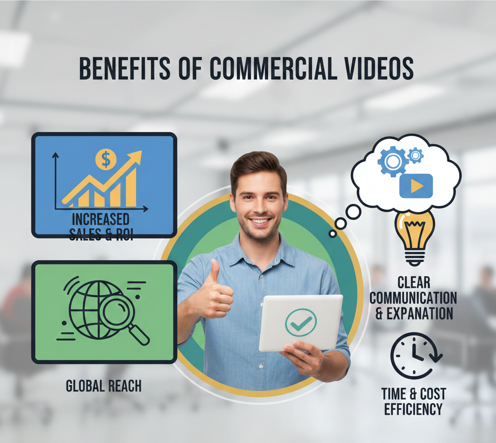 Benefits of Commercial  vedios 