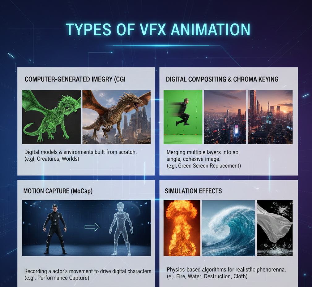 Types of VFX Animation: