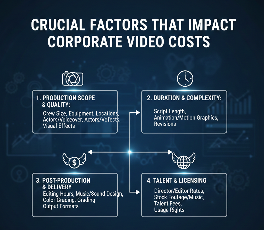 Crucial Factors That impact Corporate Video Costs 