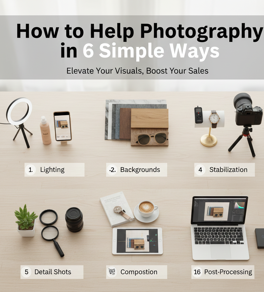How to Help Product Photography in 6 Simple Ways