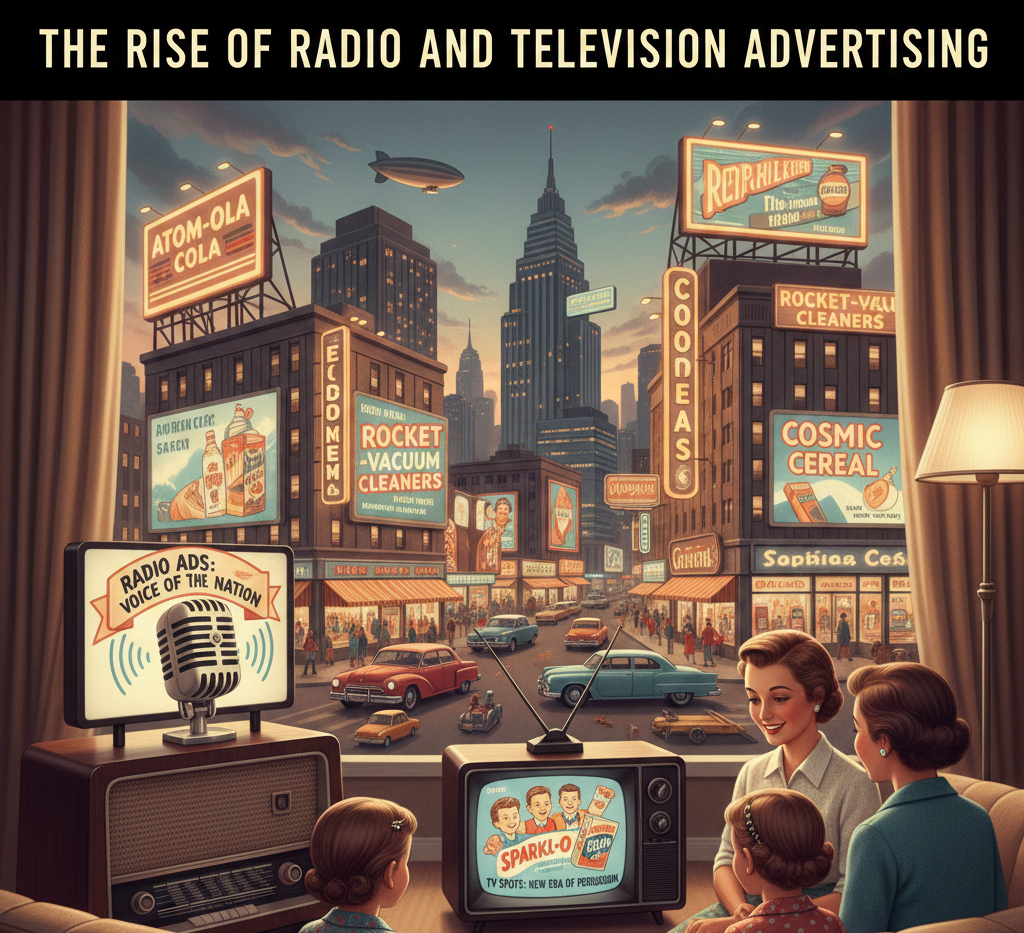 The Rise of Radio and Television Advertising 