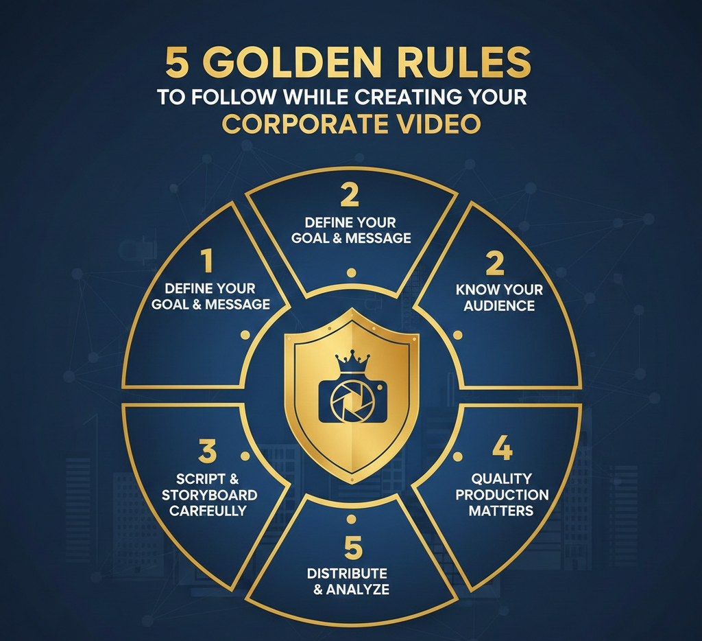 5 Golden Rules to Follow While Creating Your Corporate Video