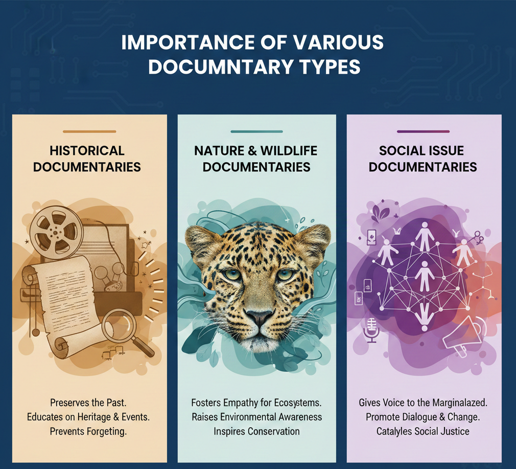 Importance of Various Documentary Types