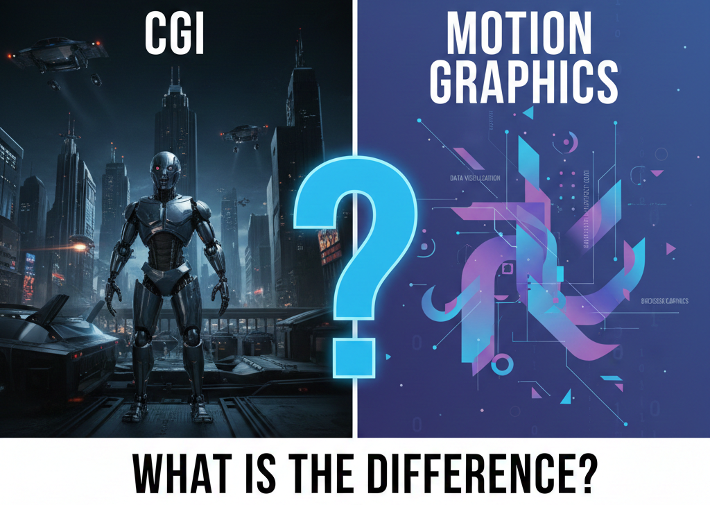 What is the Difference Between CGI and Motion Graphics?