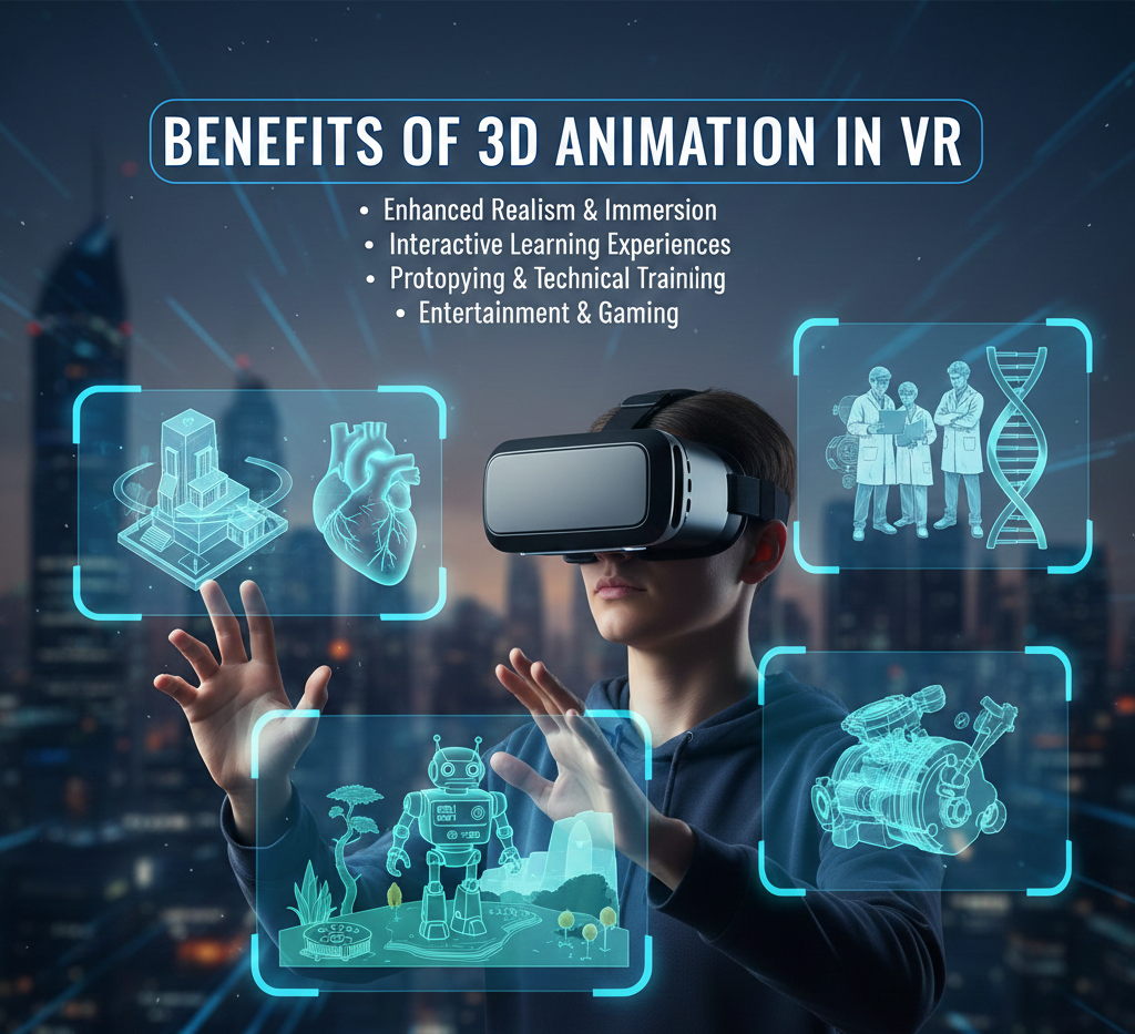 Benefits of 3D Animation in VR 