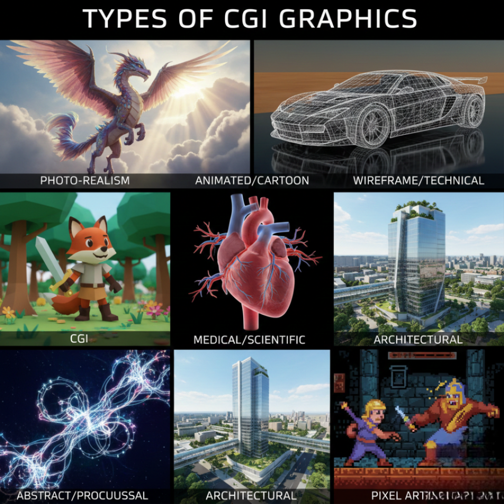 Types of CGI graphics
