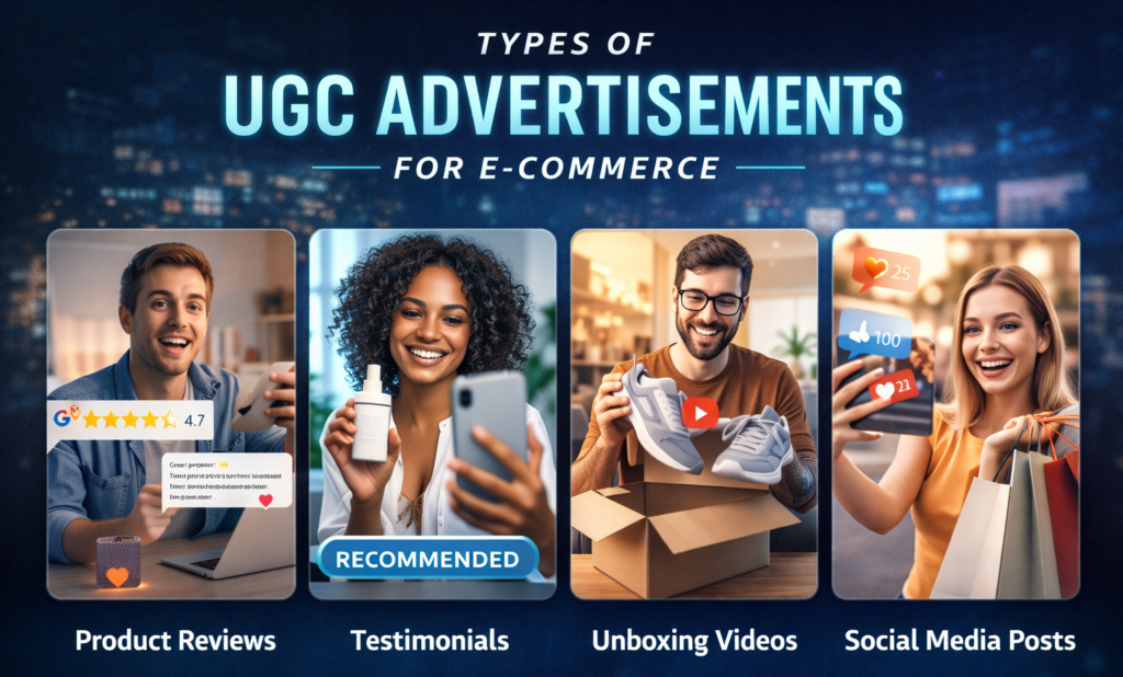 Types of UGC Advertisements for E-Commerce 