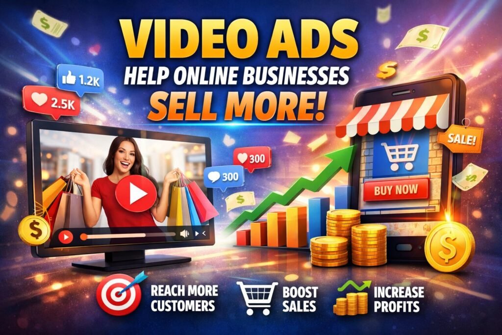 Video ads help online businesses sell more