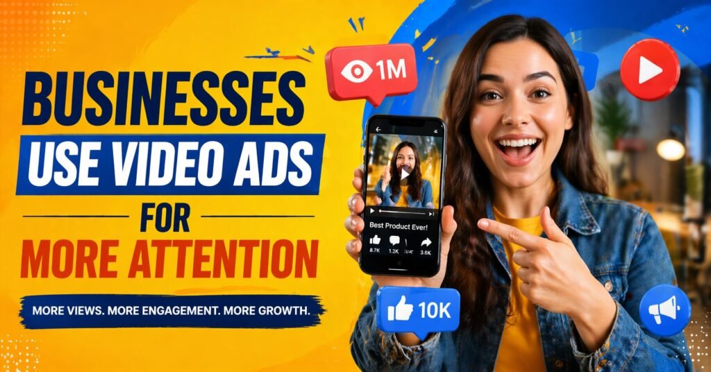 Businesses Use Video Ads for More Attention