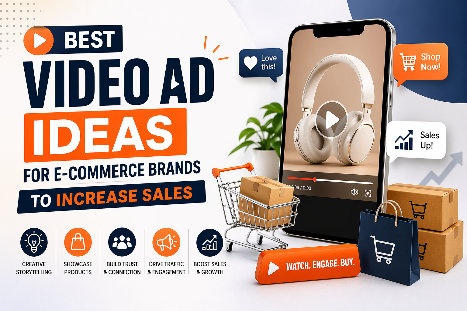 Best Video Ad Ideas for E-commerce Brands to Increase Sales
