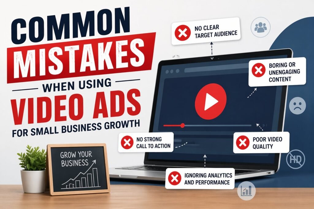 Common Mistakes When Using Video Ads for Small Business Growth
