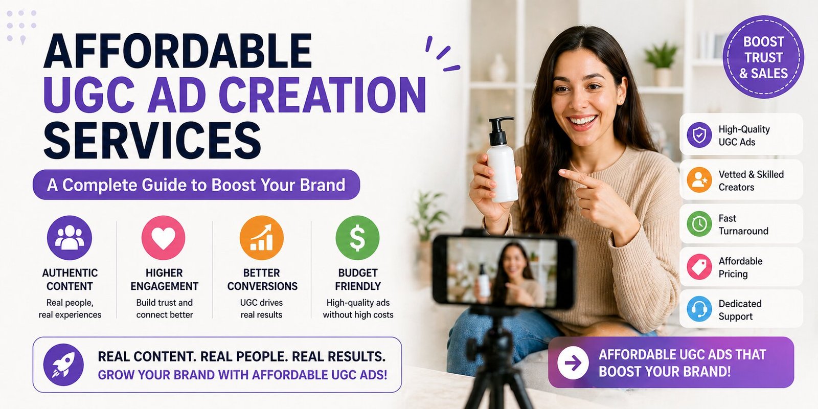Affordable UGC Ad Creation Services: A Complete Guide to Boost Your Brand