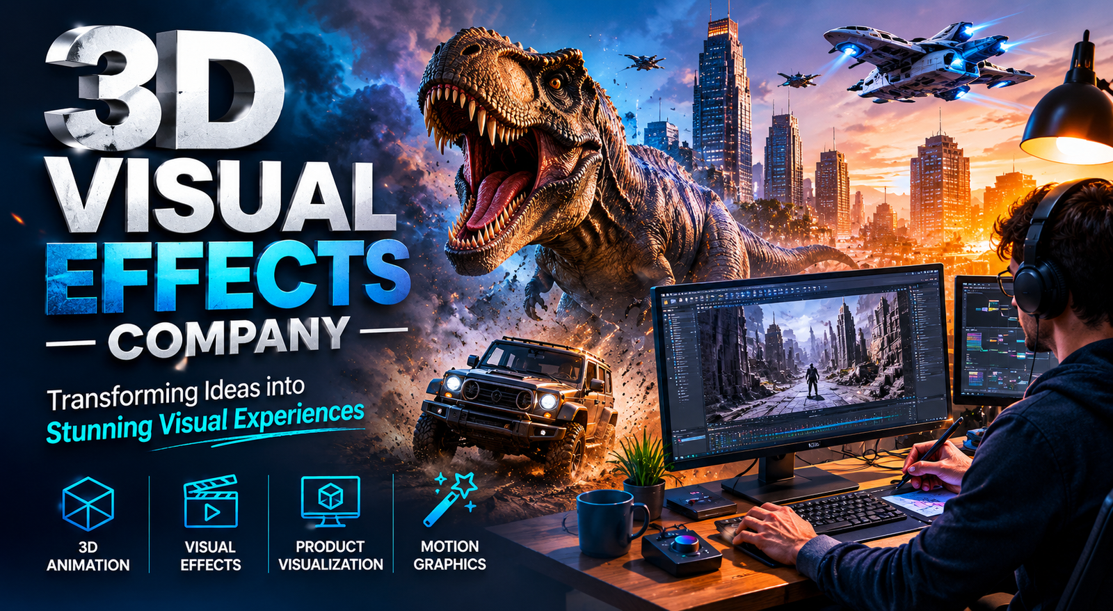 3D Visual Effects Company: Transforming Creative Vision into Reality