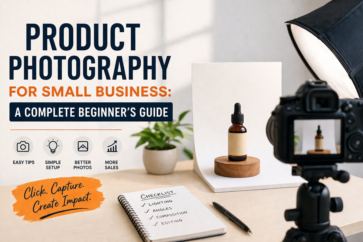 Product Photography for Small Business: A Complete Beginner’s Guide