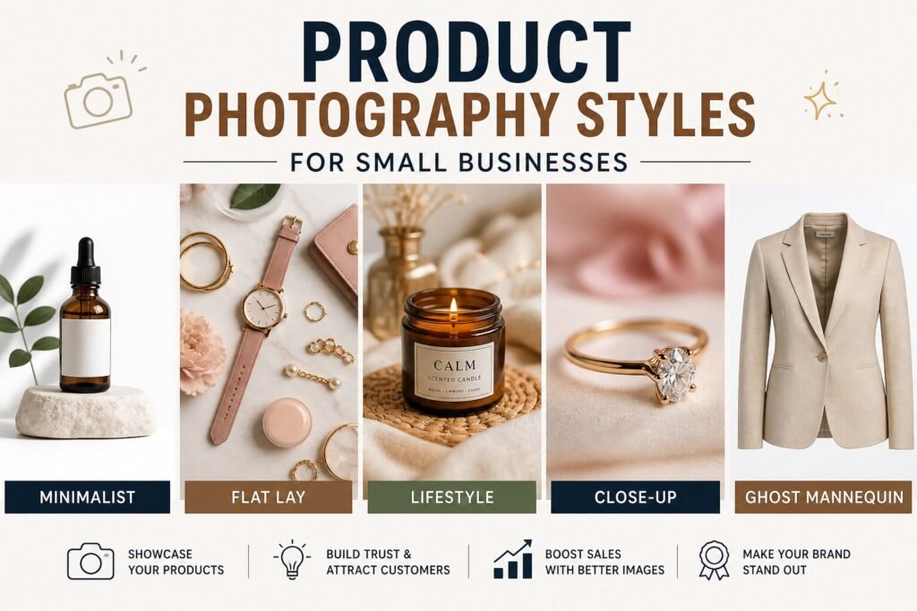 Product Photography Styles for Small Businesses