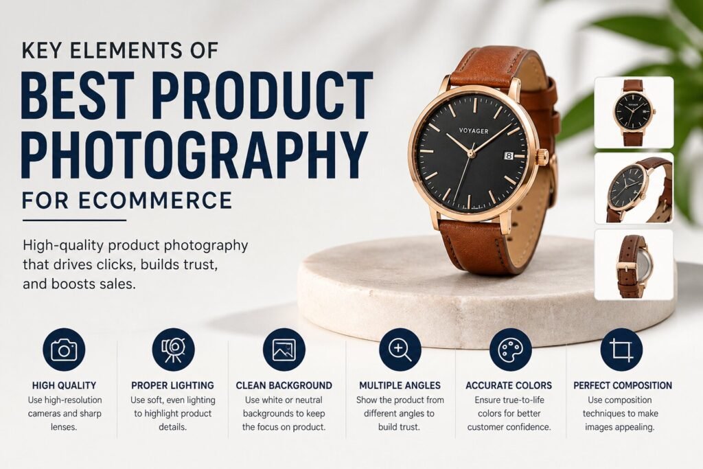 Key elements of Best product photography for ecommerce