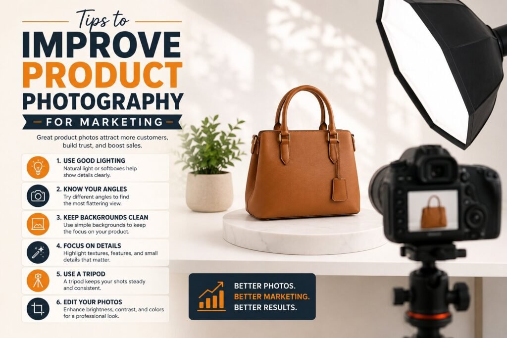 Tips to Improve Product Photography for Marketing