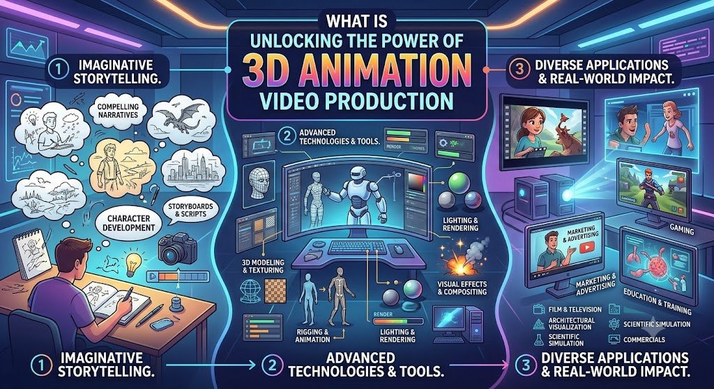 What Is Unlocking the Power of 3D Animation Video Production?