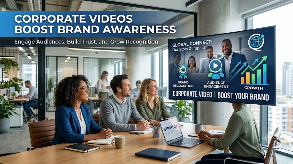 Corporate videos help increase brand awareness