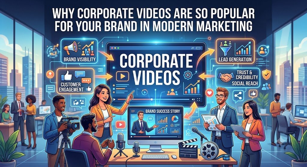 Why Corporate Videos Are So Popular For Your Brand in Modern Marketing