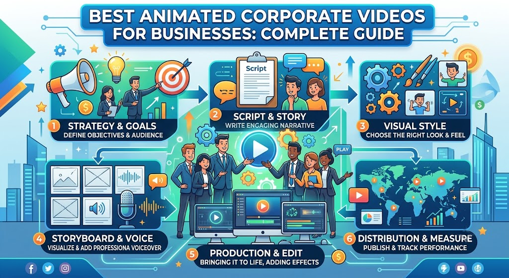 Best Animated Corporate Videos for Businesses: Complete Guide