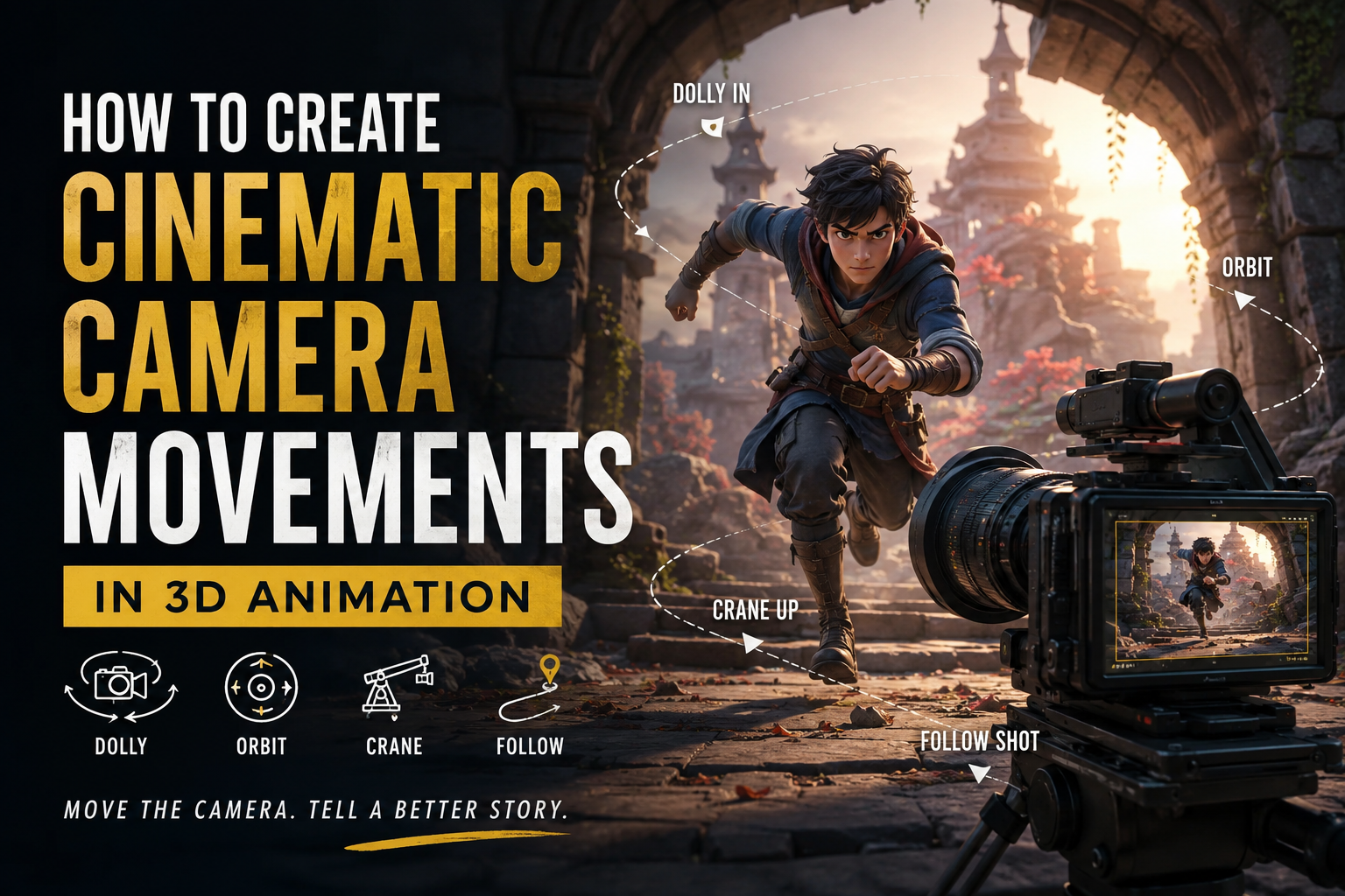How to Create Cinematic Camera Movements in 3D Animation