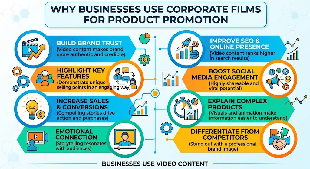 Why Businesses Use Corporate Films for Product Promotion