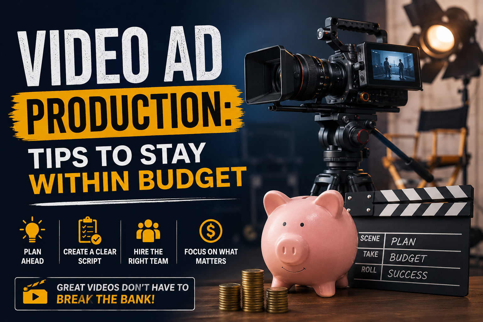 Video ad Production : Tips To Stay Within Budget