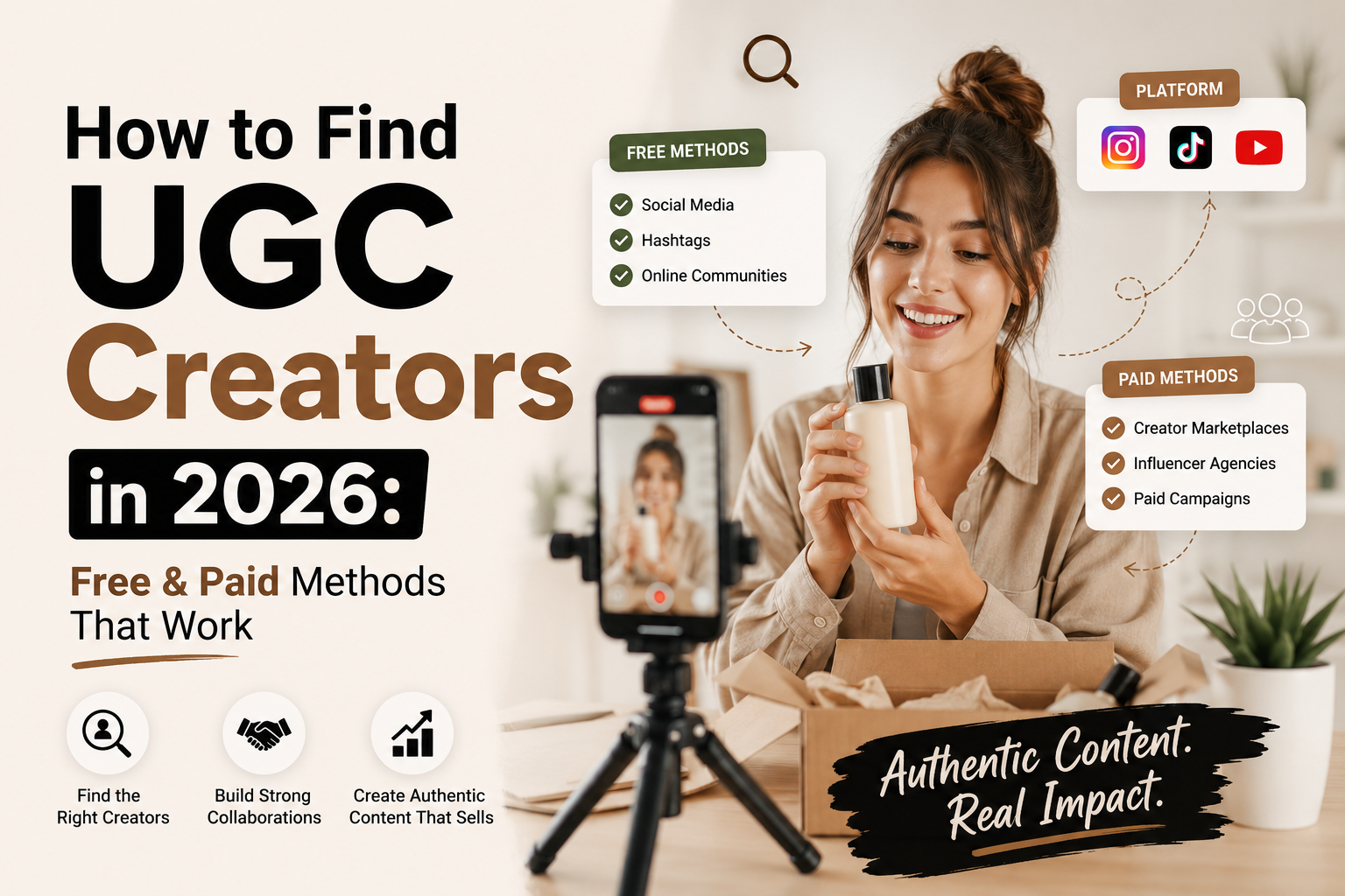 How to Find UGC Creators in 2026: Free & Paid Methods That Work