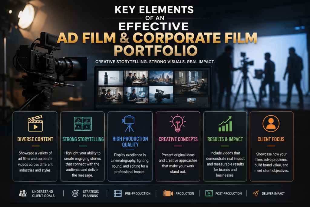 Key Elements of an Effective Ad Film & Corporate film Portfolio