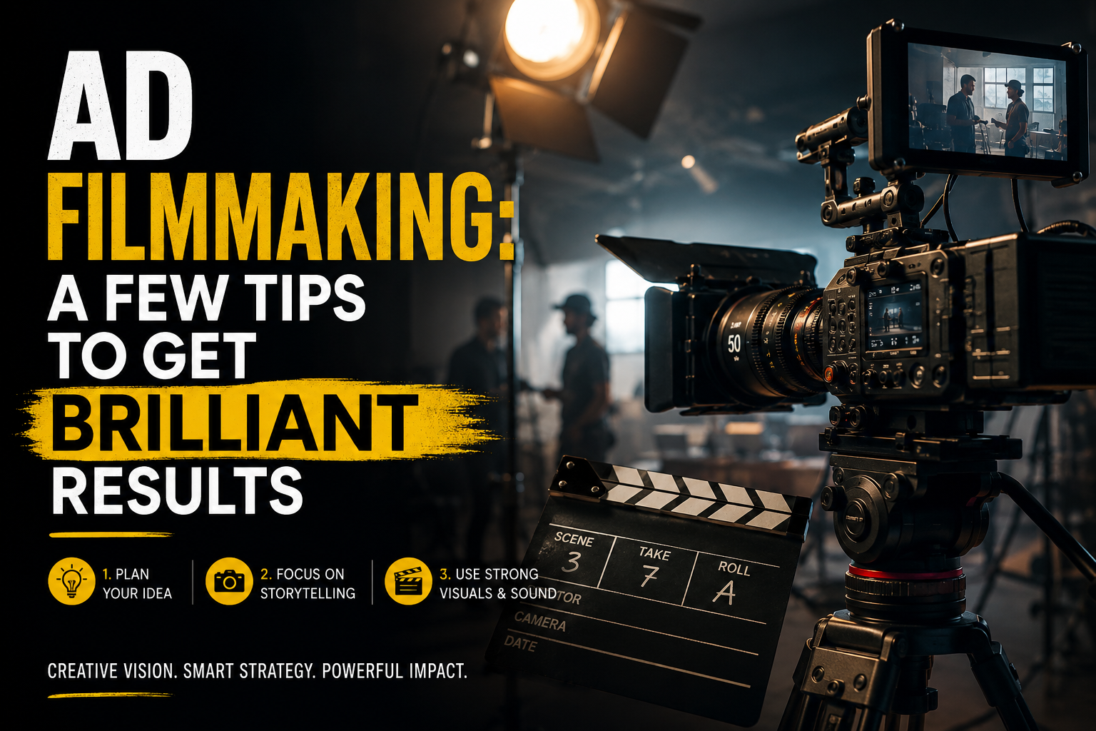 Ad Filmmaking: A Few Tips To Get Brilliant Results