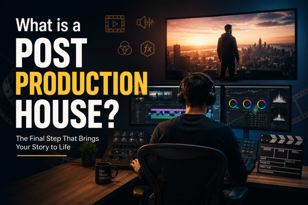 Best Post Production House For Video Editing, VFX & Motion Graphics