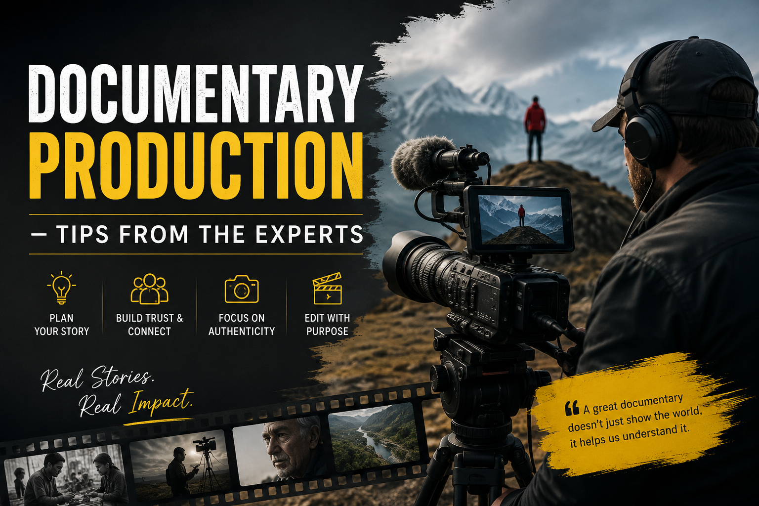 Documentary Production – Tips from the Experts
